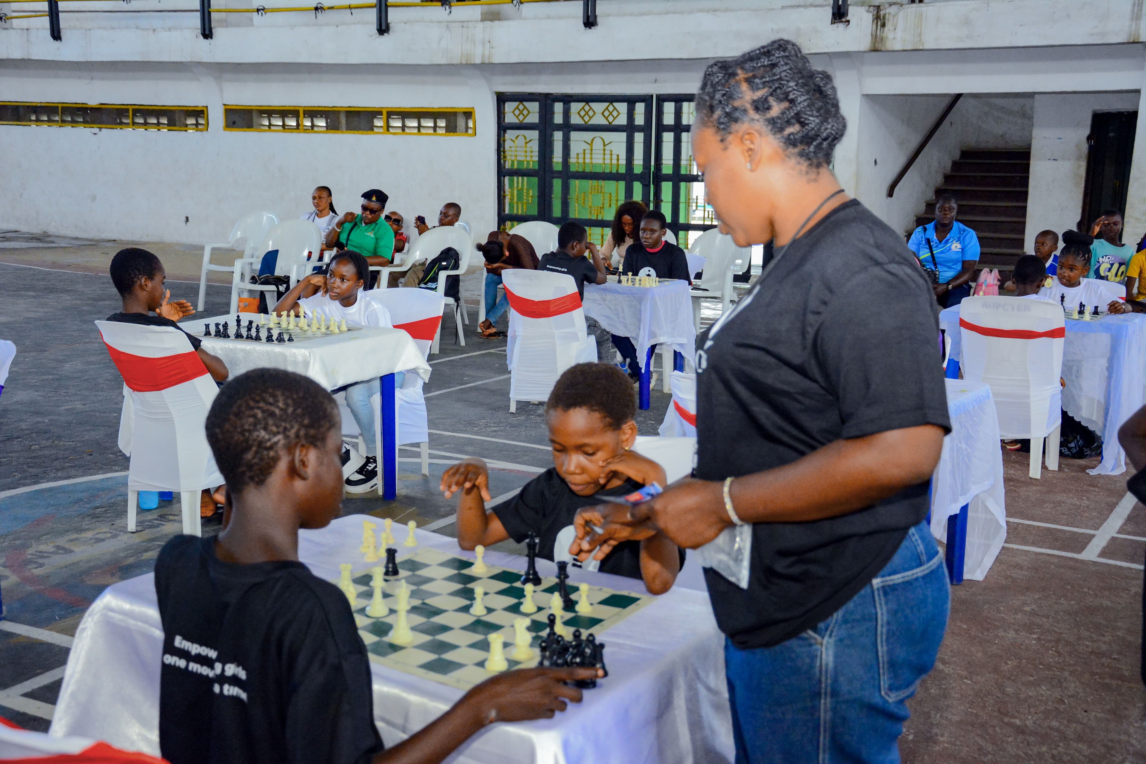 Community chess event in Yenagoa